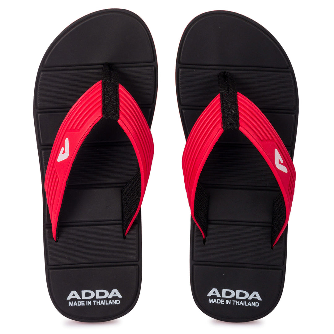 ADDA MATRIX Solid Thong Slipper For Men