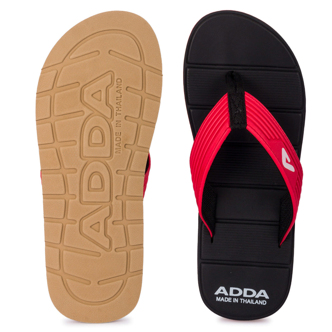 ADDA MATRIX Solid Thong Slipper For Men