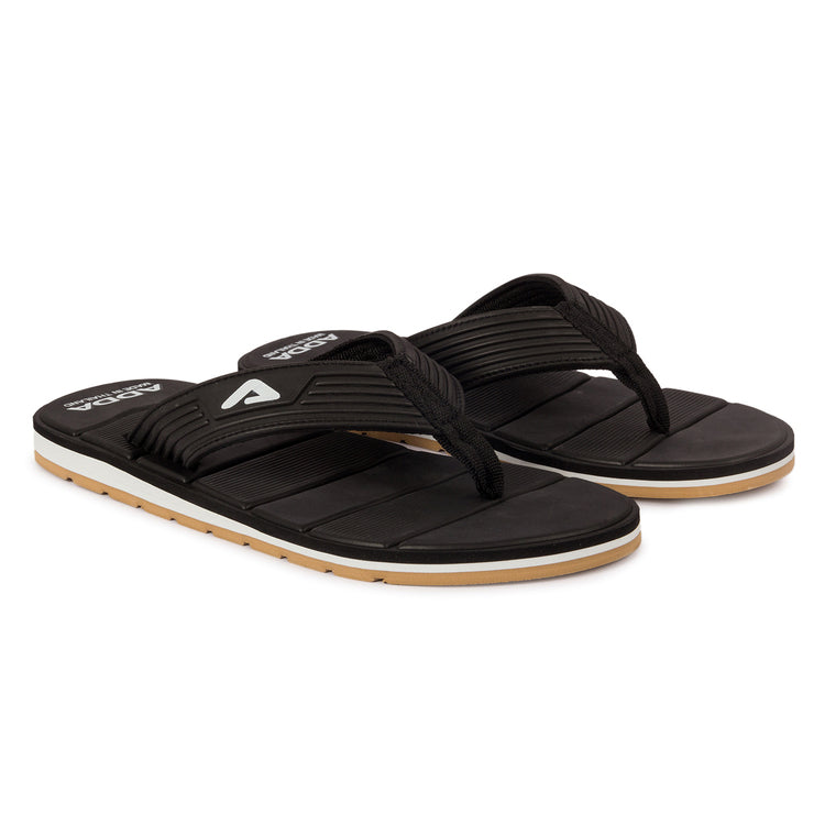 ADDA MATRIX Solid Thong Slipper For Men