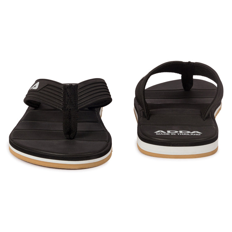 ADDA MATRIX Solid Thong Slipper For Men