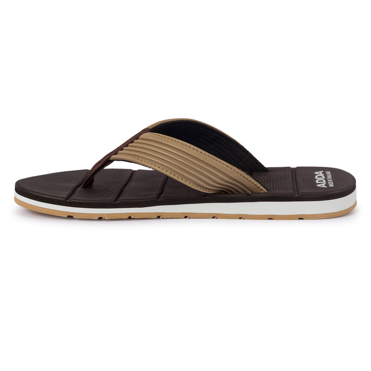 ADDA MATRIX Solid Thong Slipper For Men
