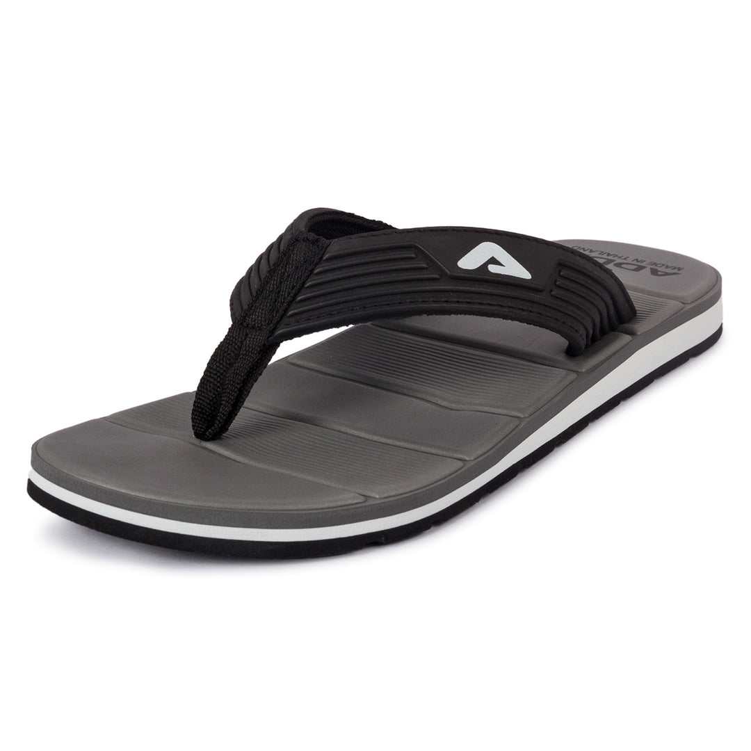 ADDA MATRIX Solid Thong Slipper For Men