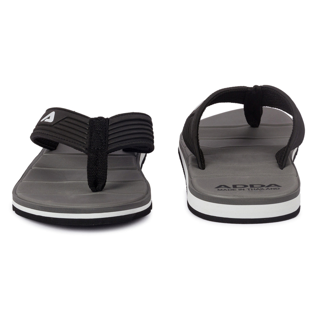ADDA MATRIX Solid Thong Slipper For Men