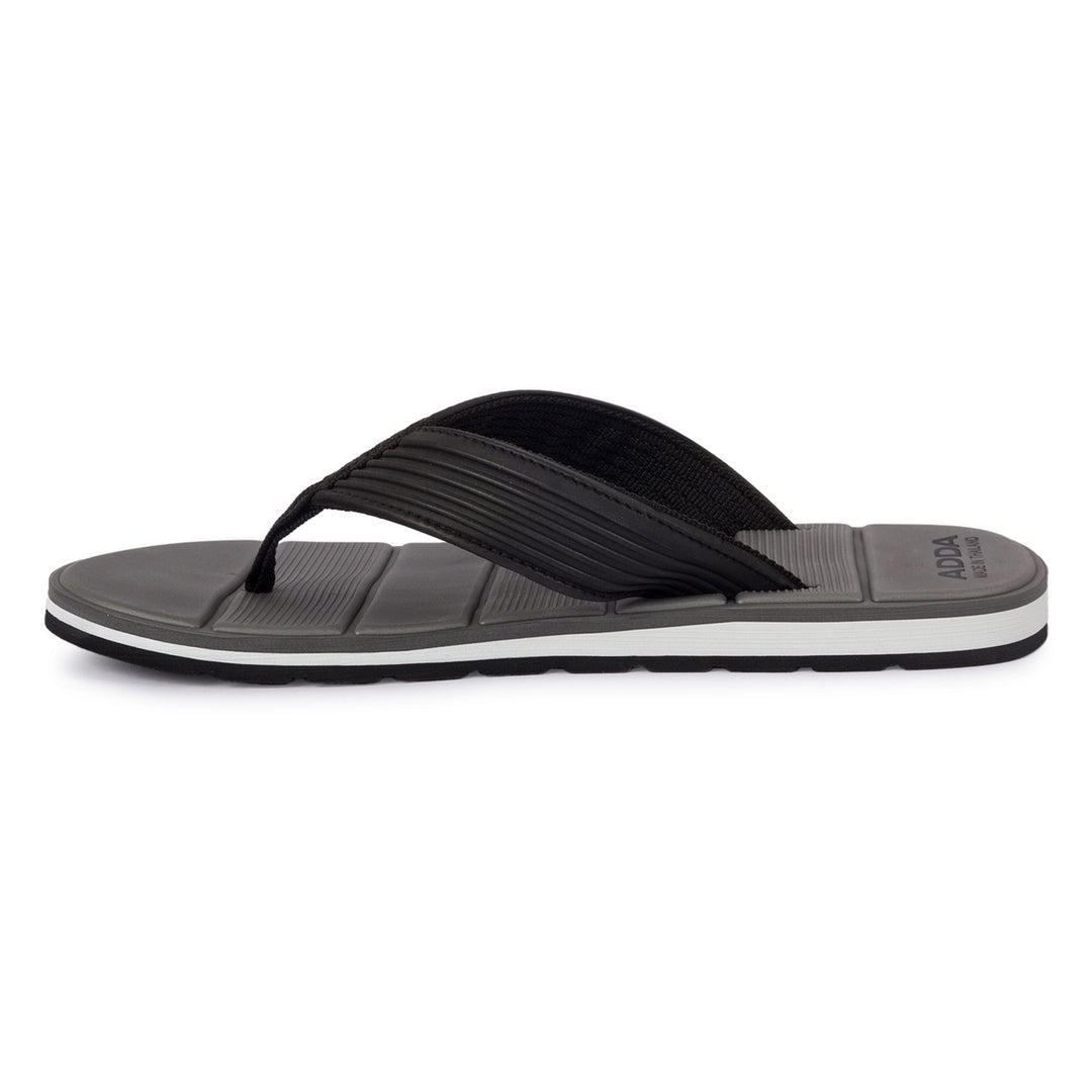 ADDA MATRIX Solid Thong Slipper For Men