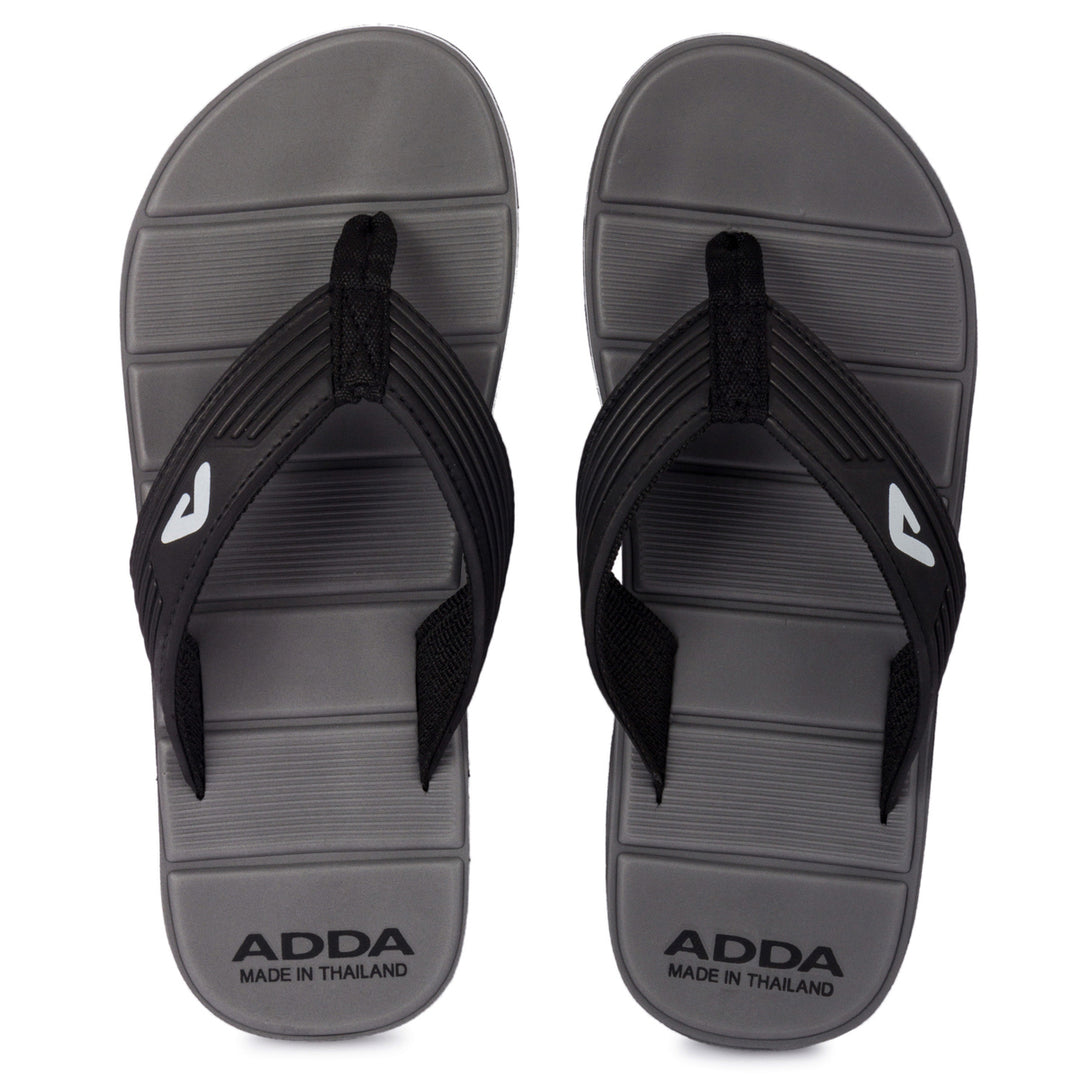ADDA MATRIX Solid Thong Slipper For Men