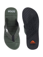Load image into Gallery viewer, ADDA MATRIX Solid Thong Slipper For Men
