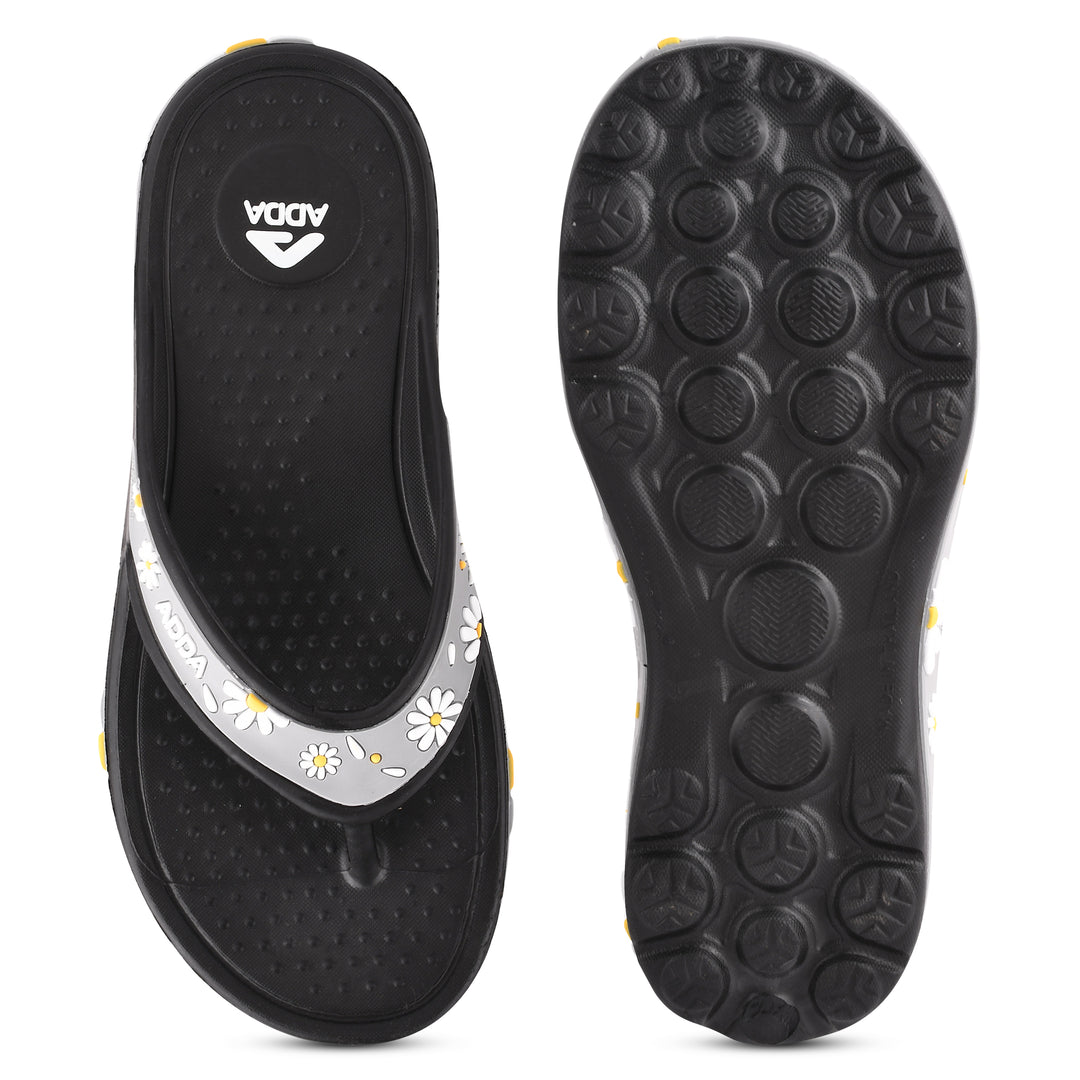ADDA MYTIME-2 Floral Design Thong Slipper For Women