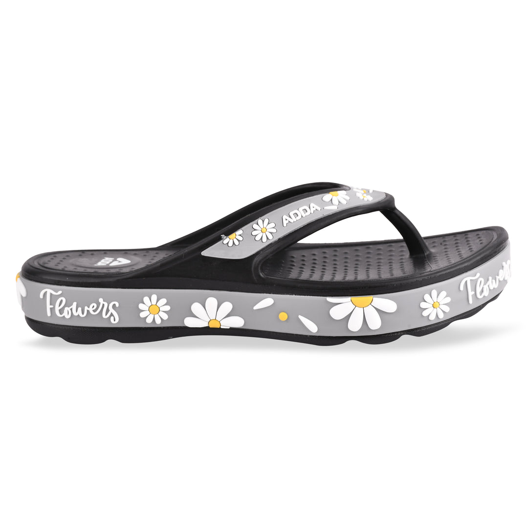 ADDA MYTIME-2 Floral Design Thong Slipper For Women
