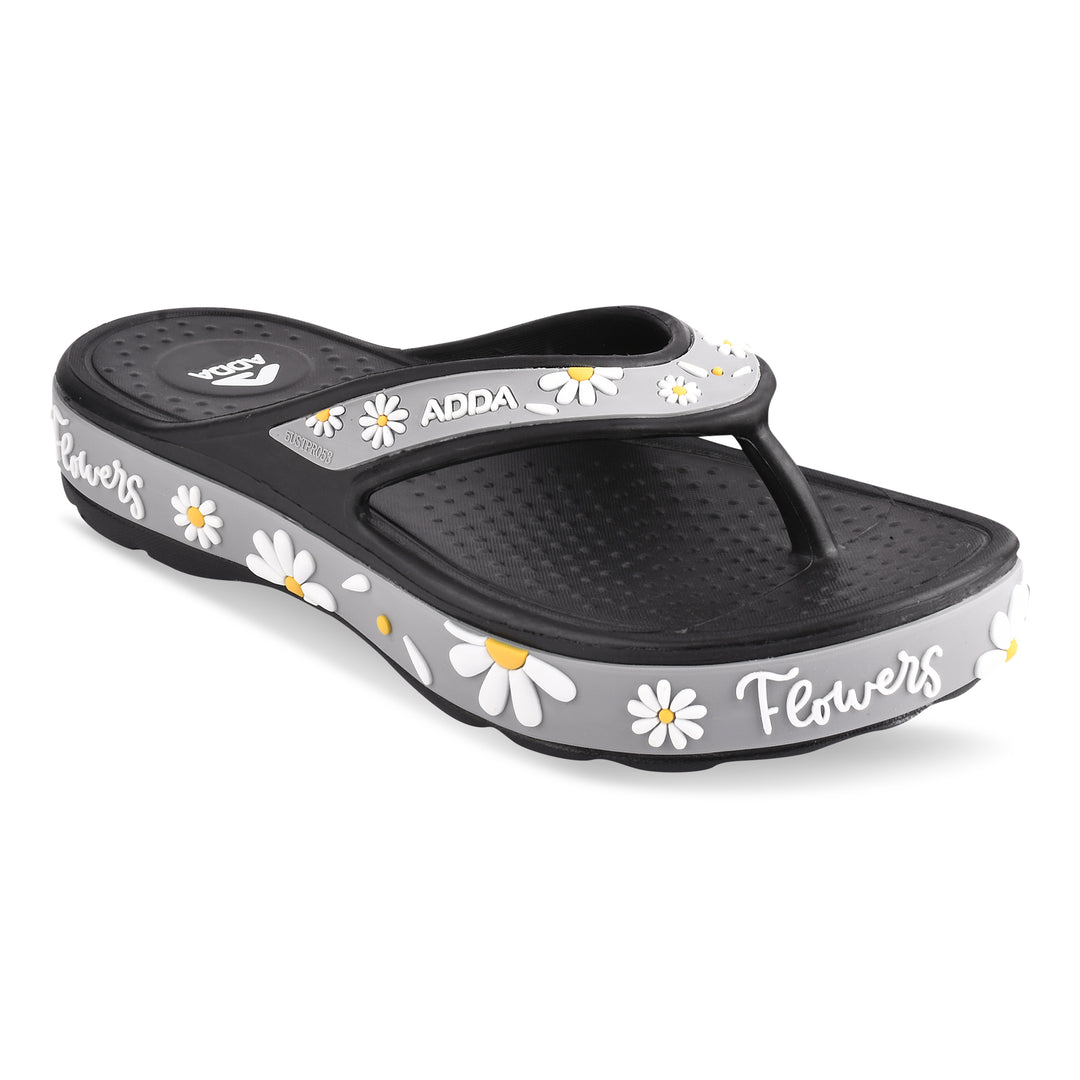 ADDA MYTIME-2 Floral Design Thong Slipper For Women