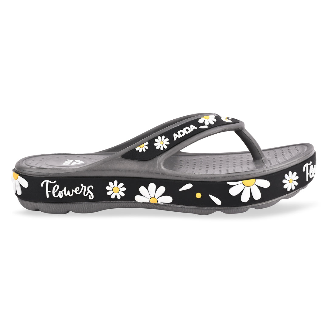 ADDA MYTIME-2 Floral Design Thong Slipper For Women