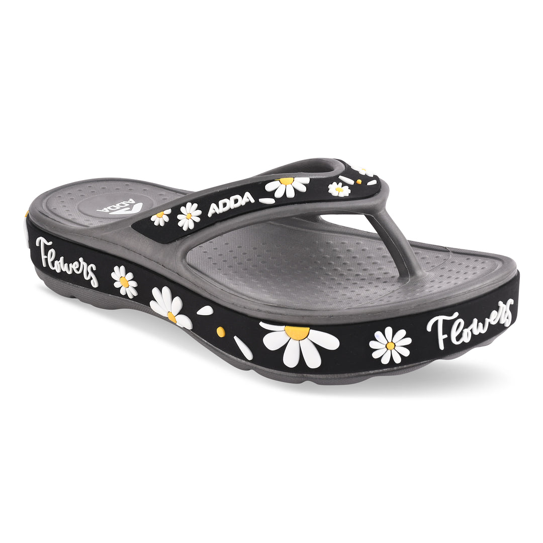 ADDA MYTIME-2 Floral Design Thong Slipper For Women