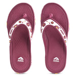 Load image into Gallery viewer, ADDA MYTIME-2 Floral Design Thong Slipper For Women
