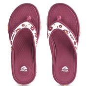 ADDA MYTIME-2 Floral Design Thong Slipper For Women