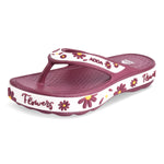 Load image into Gallery viewer, ADDA MYTIME-2 Floral Design Thong Slipper For Women
