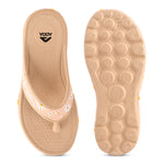 Load image into Gallery viewer, ADDA MYTIME-2 Floral Design Thong Slipper For Women
