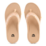 Load image into Gallery viewer, ADDA MYTIME-2 Floral Design Thong Slipper For Women
