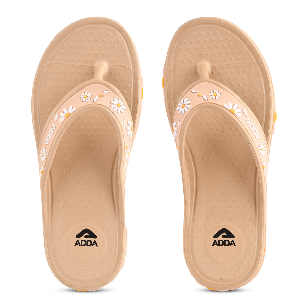 ADDA MYTIME-2 Floral Design Thong Slipper For Women