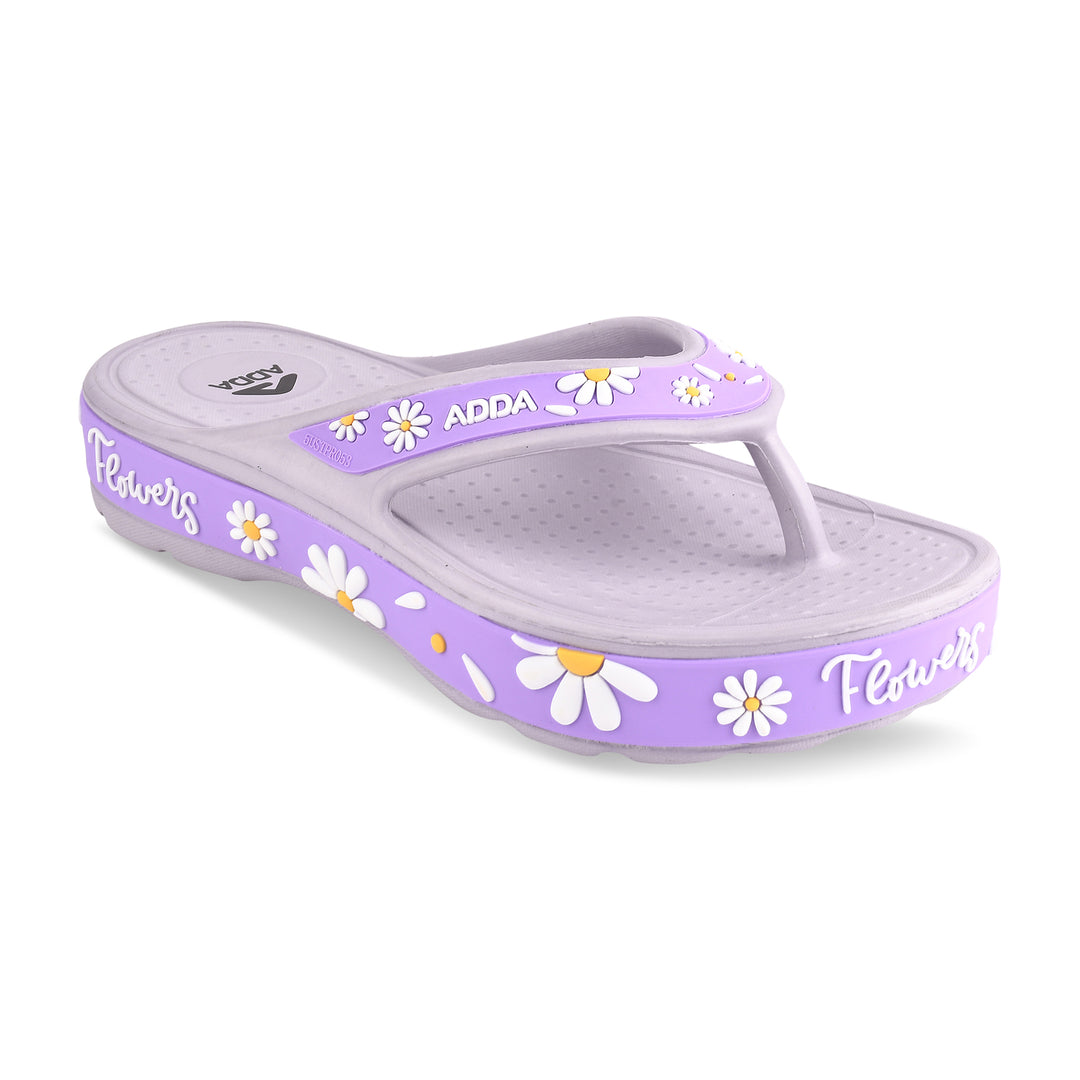 ADDA MYTIME-2 Floral Design Thong Slipper For Women