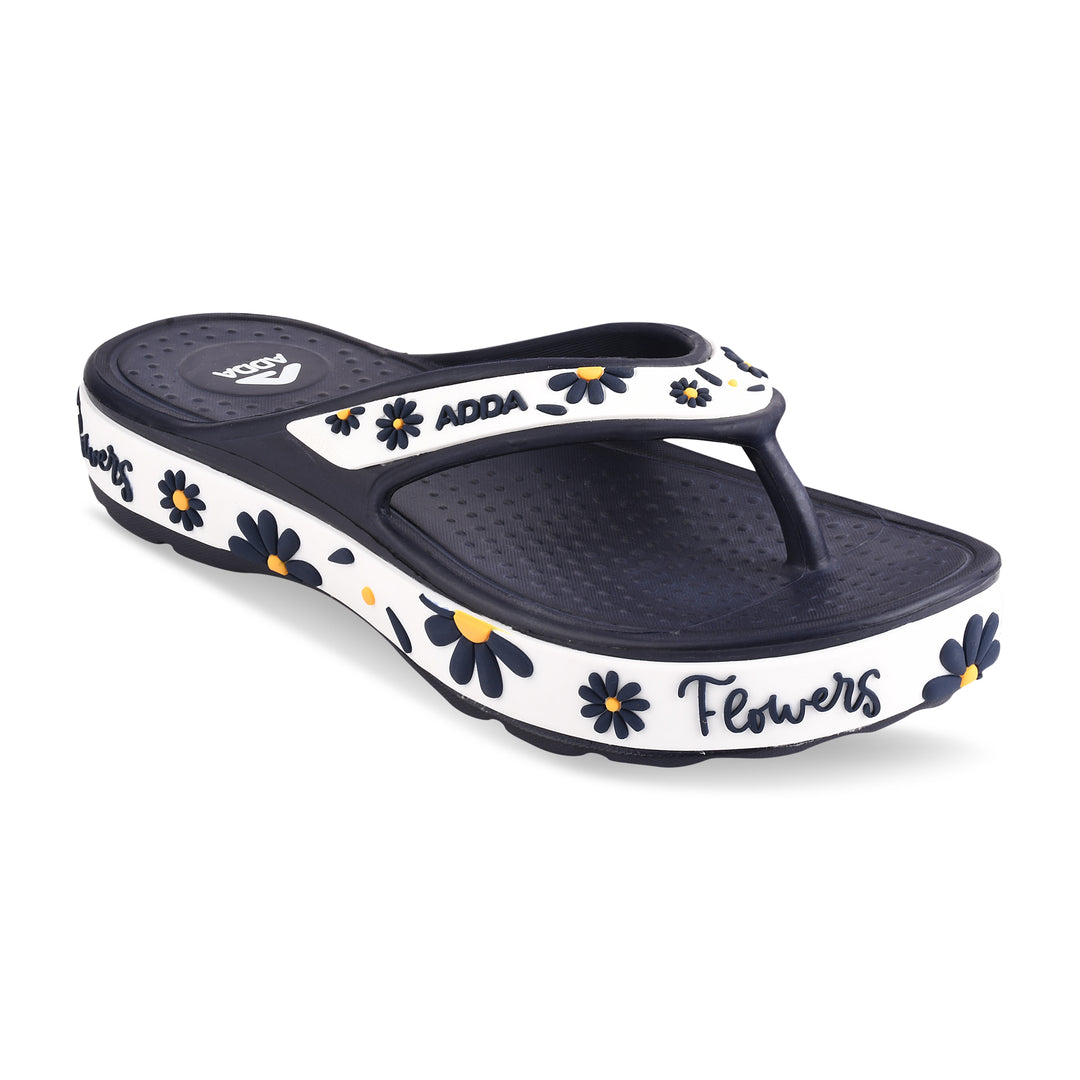 ADDA MYTIME-2 Floral Design Thong Slipper For Women
