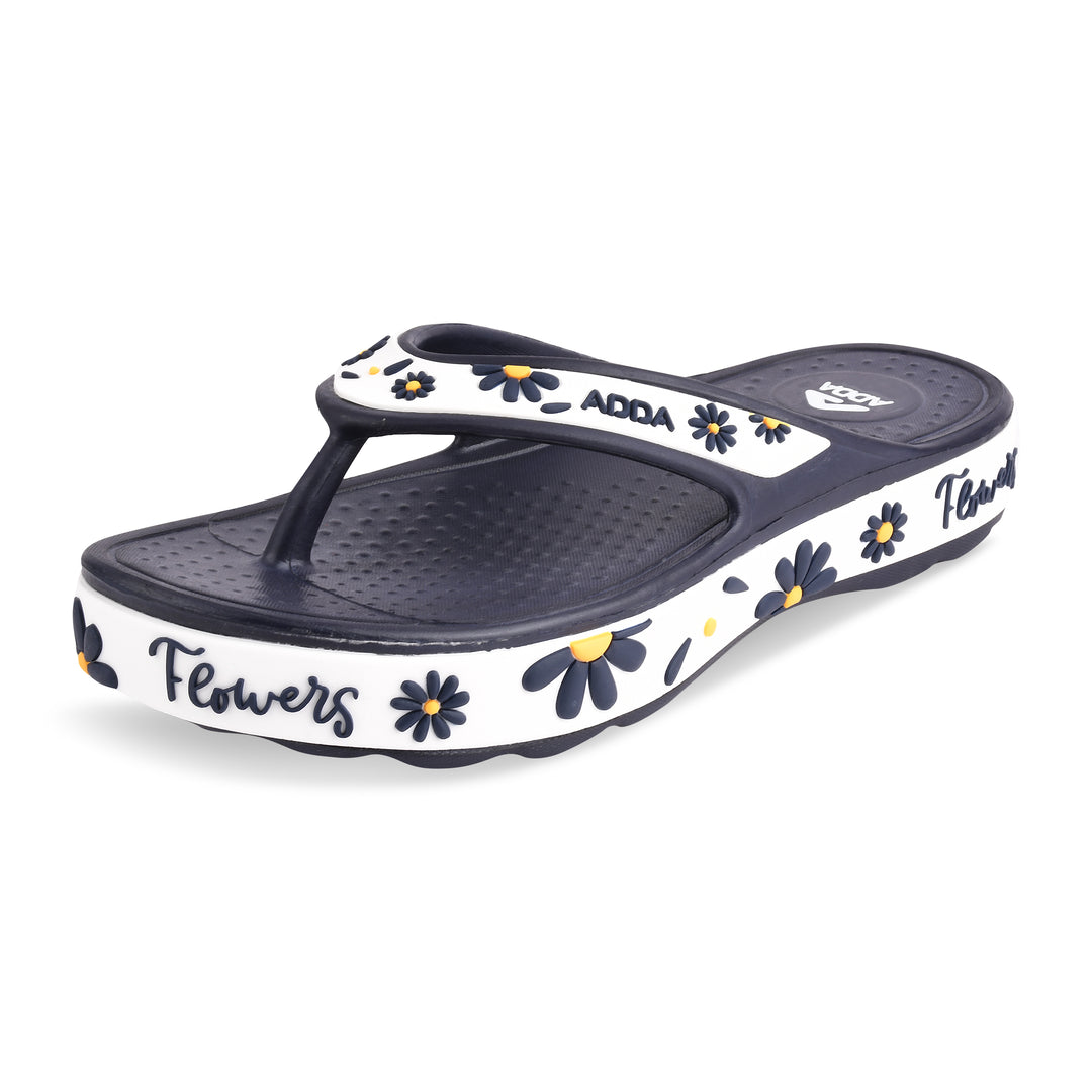 ADDA MYTIME-2 Floral Design Thong Slipper For Women