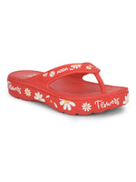 Load image into Gallery viewer, ADDA MYTIME-2 Floral Design Thong Slipper For Women
