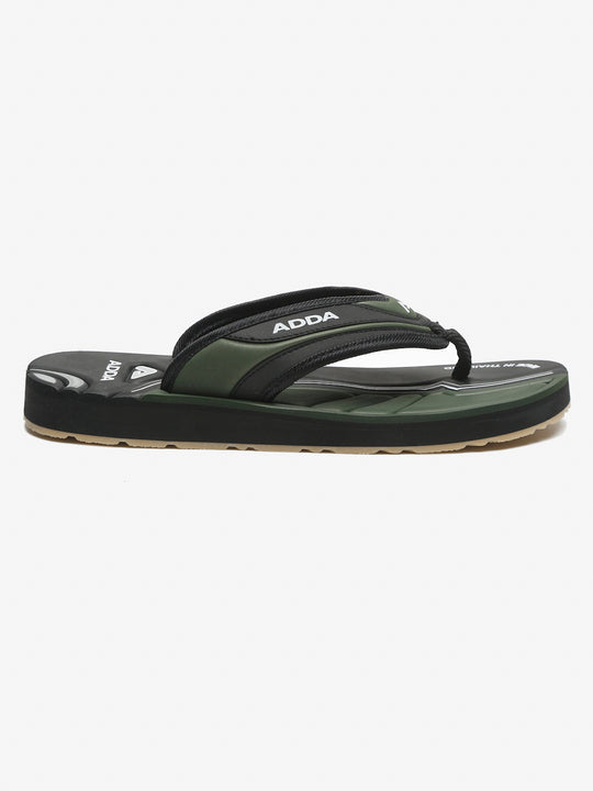 ADDA Omega-02 Solid Thong Slipper For Men
