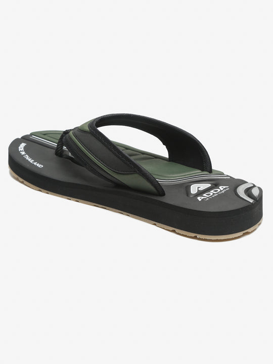 ADDA Omega-02 Solid Thong Slipper For Men