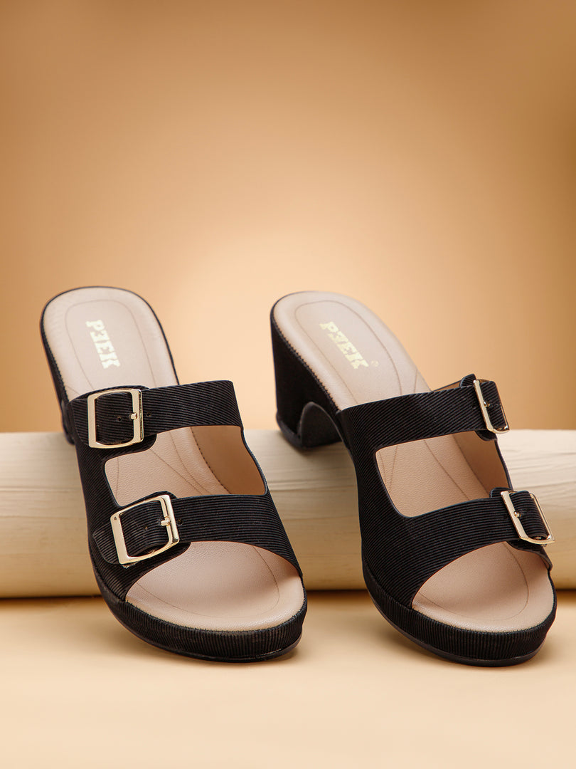 PEEK BERKS-3 Women Faux Leather Platform Heel