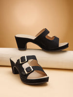 Load image into Gallery viewer, PEEK BERKS-3 Women Faux Leather Platform Heel