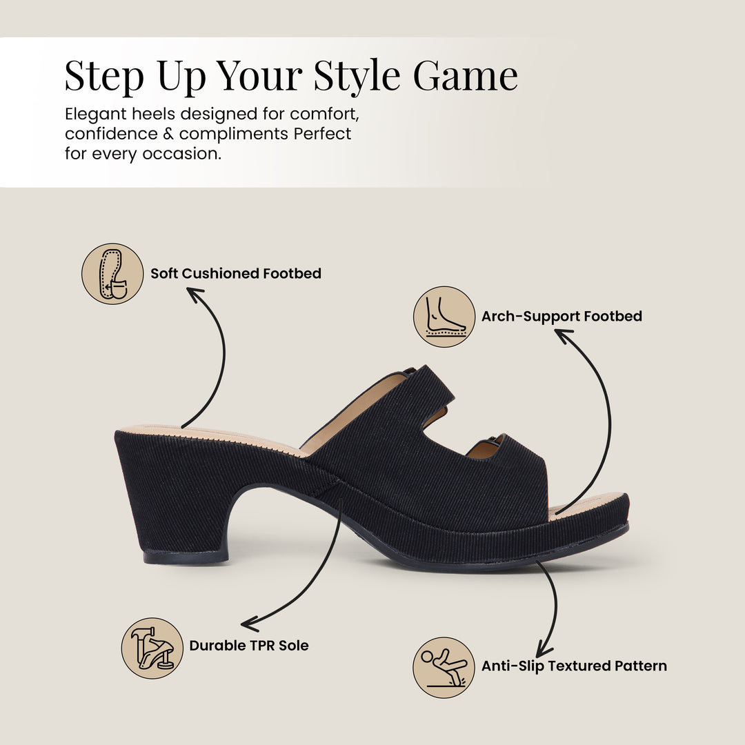 PEEK BERKS-3 Women Faux Leather Platform Heel