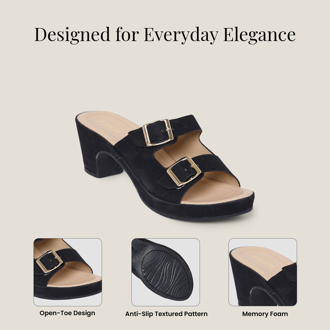 PEEK BERKS-3 Women Faux Leather Platform Heel