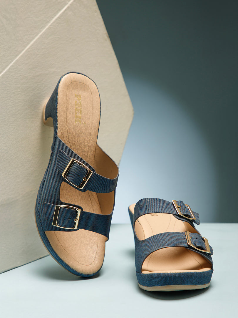 PEEK BERKS-3 Women Faux Leather Platform Heel