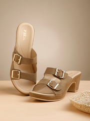 PEEK BERKS-3 Women Faux Leather Platform Heel