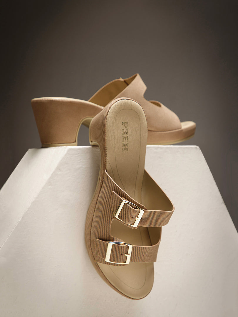 PEEK BERKS-3 Women Faux Leather Platform Heel