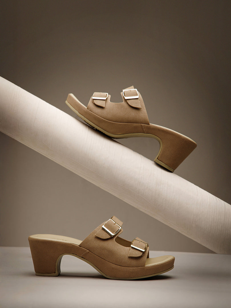 PEEK BERKS-3 Women Faux Leather Platform Heel