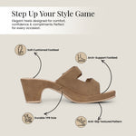 Load image into Gallery viewer, PEEK BERKS-3 Women Faux Leather Platform Heel