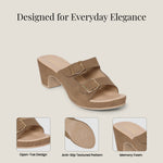Load image into Gallery viewer, PEEK BERKS-3 Women Faux Leather Platform Heel