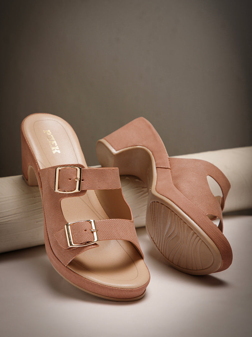 PEEK BERKS-3 Women Faux Leather Platform Heel