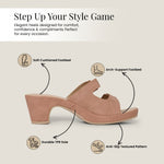Load image into Gallery viewer, PEEK BERKS-3 Women Faux Leather Platform Heel