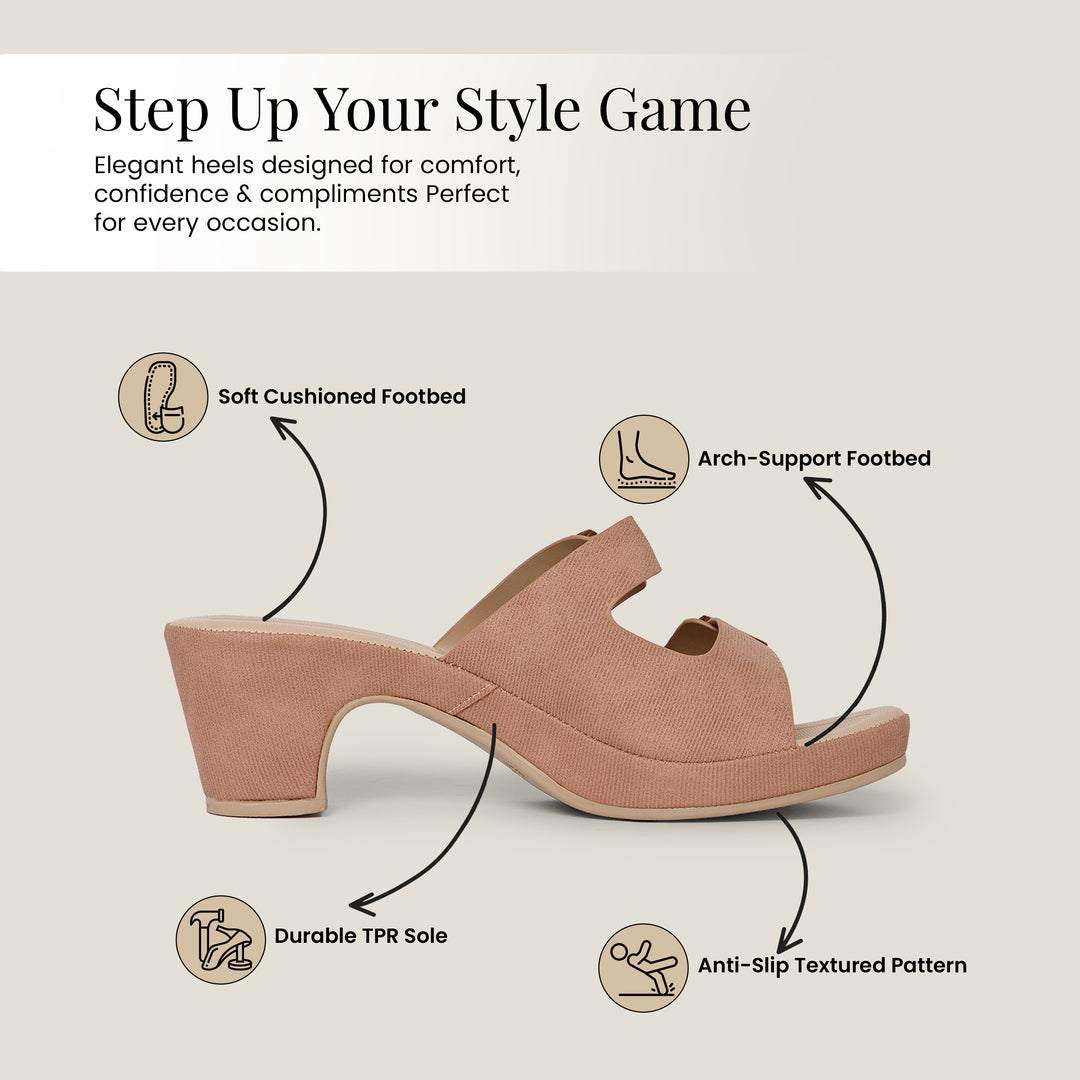 PEEK BERKS-3 Women Faux Leather Platform Heel