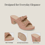 Load image into Gallery viewer, PEEK BERKS-3 Women Faux Leather Platform Heel