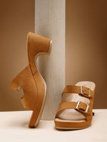 Load image into Gallery viewer, PEEK BERKS-3 Women Faux Leather Platform Heel