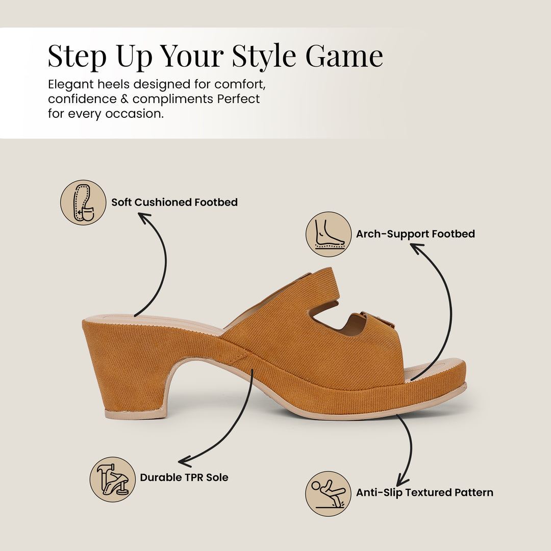 PEEK BERKS-3 Women Faux Leather Platform Heel