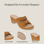 Load image into Gallery viewer, PEEK BERKS-3 Women Faux Leather Platform Heel