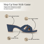 Load image into Gallery viewer, PEEK HEELS-10 Women Faux Leather Platform Heel