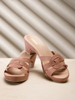 Load image into Gallery viewer, PEEK HEELS-10 Women Faux Leather Platform Heel