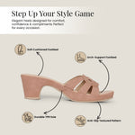 Load image into Gallery viewer, PEEK HEELS-10 Women Faux Leather Platform Heel