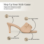 Load image into Gallery viewer, PEEK HEELS-8 Women Faux Leather Pointed Heel