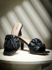 PEEK HEELS-8 Women Faux Leather Pointed Heel