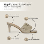Load image into Gallery viewer, PEEK HEELS-8 Women Faux Leather Pointed Heel